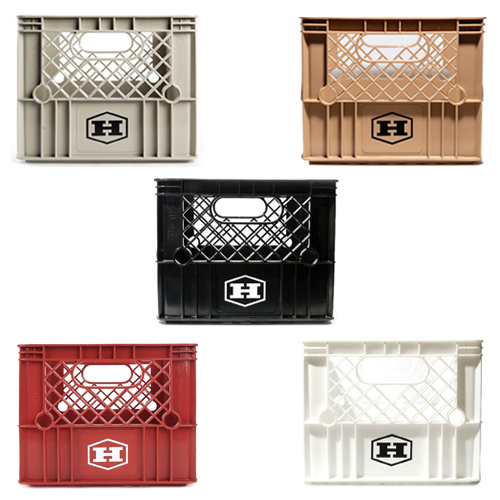 하이브로우 캠핑 밀크박스 우유상자 감성 테이블 체어 용품 플라스틱 수납 피크닉