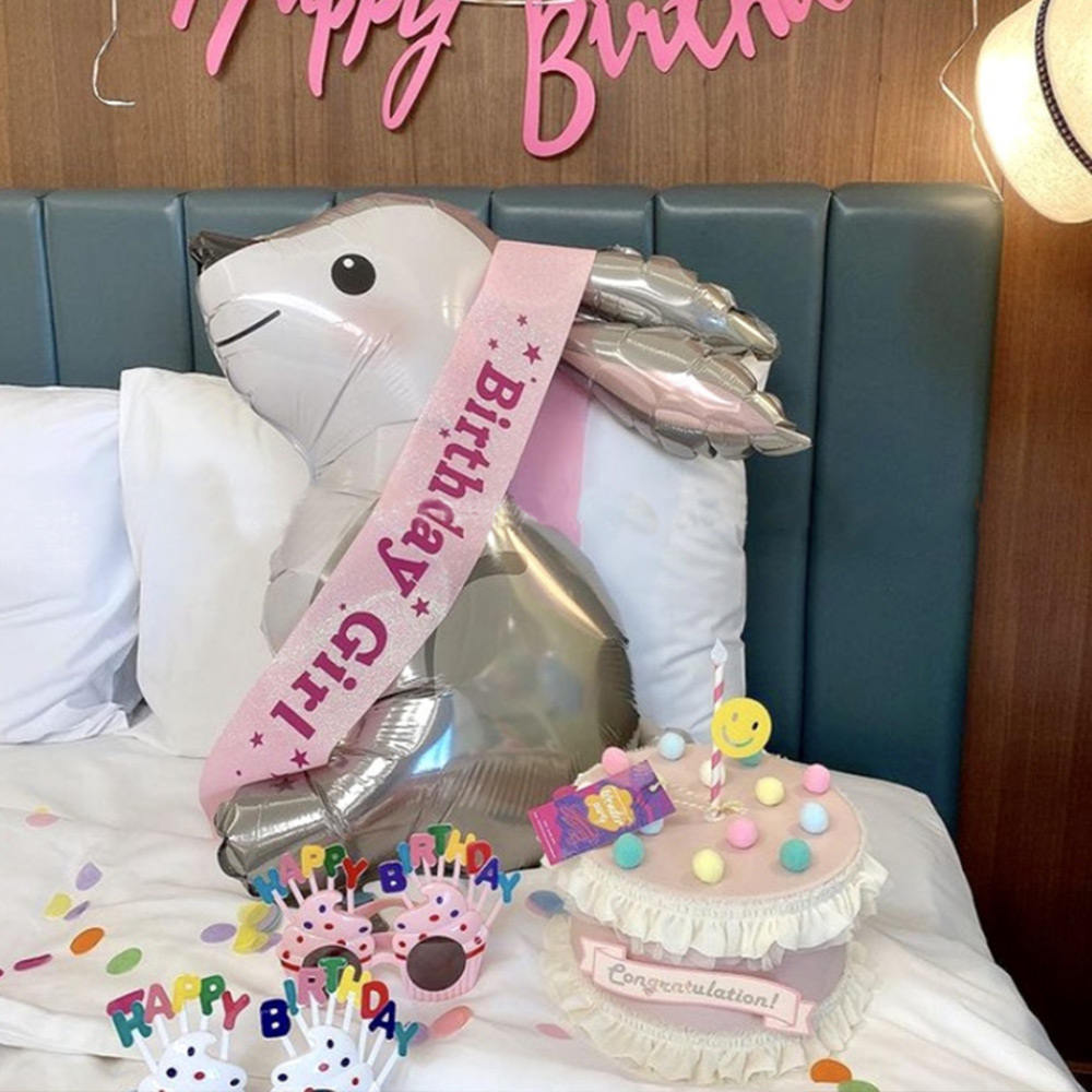 [브로키] 생일어깨띠 미스코리아띠 공주 파티용품 이미지 4