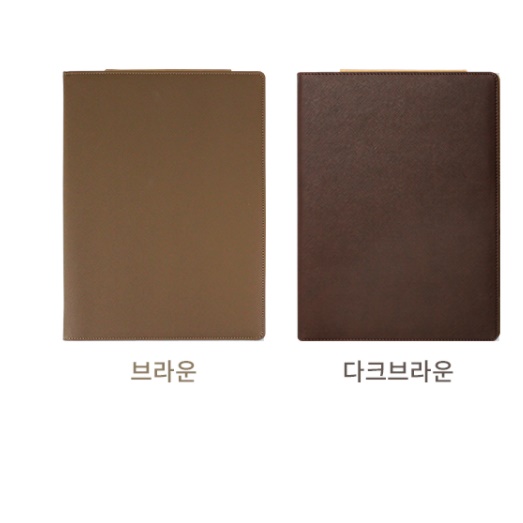 고급 프리미엄 가죽 파일 자석 바인더 서류판 수납형 클립보드 - 상세 이미지 4