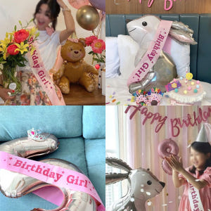 [브로키] 생일어깨띠 미스코리아띠 공주 파티용품 실사용 후기 | 효과 있을까? - 상품 이미지 3