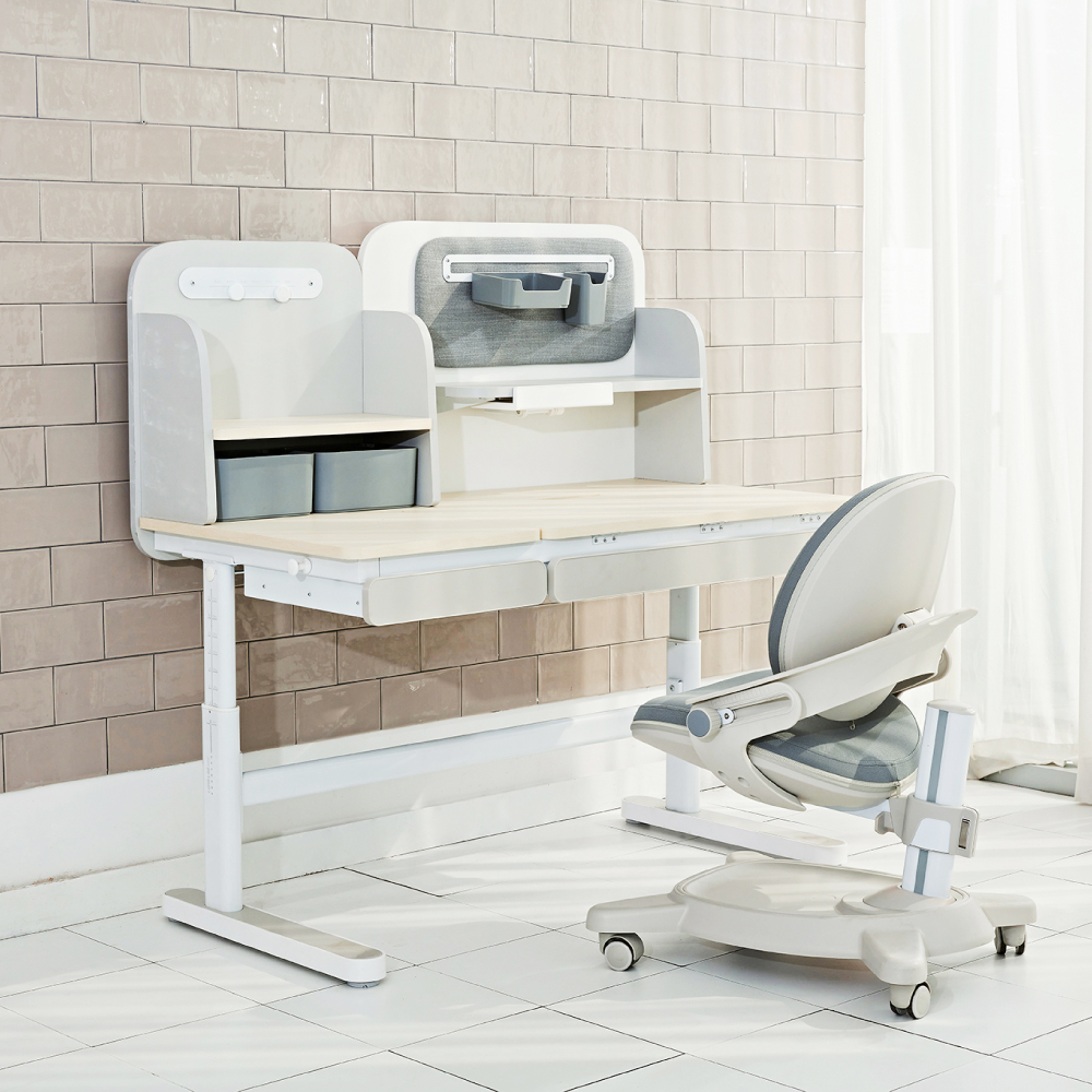 루나랩키즈 어린이 초등학생 바른자세 책상 스마트, 학생 공부 높이 각도 조절