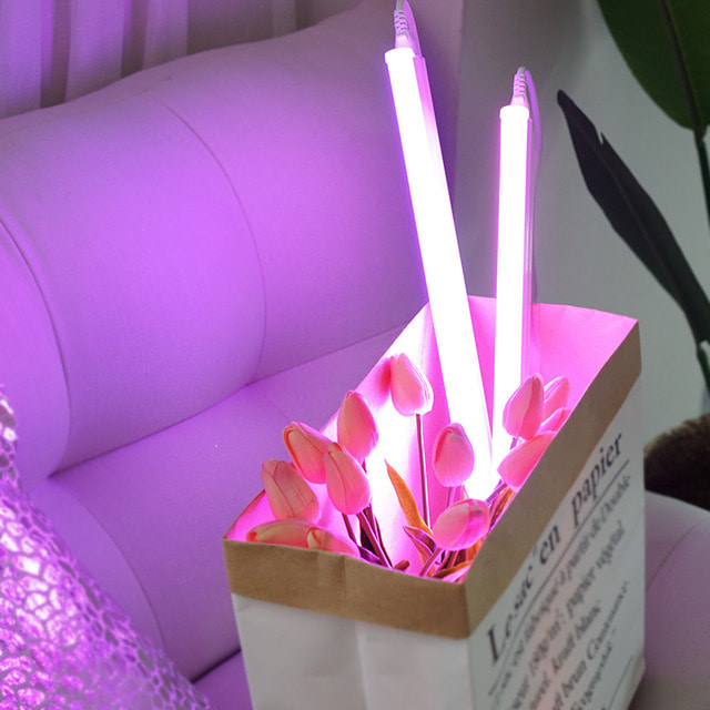 더쎈 LED T5 간접조명 칼라 간접등 300mm 핑크 5W 슬림 형광등 LED바 이미지 7