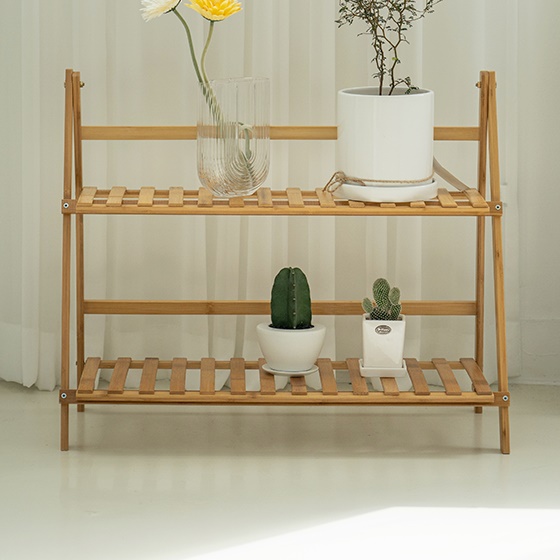 거실 베란다 화분 테이블 높은소파테이블 창가테이블 2단