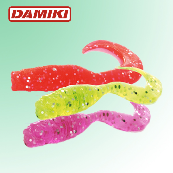 다미끼 와우 그럽 2인치 그럽웜 쏘가리 꺽지 우럭 광어 소프트베이트 소프트 웜 004 - 상품 이미지
