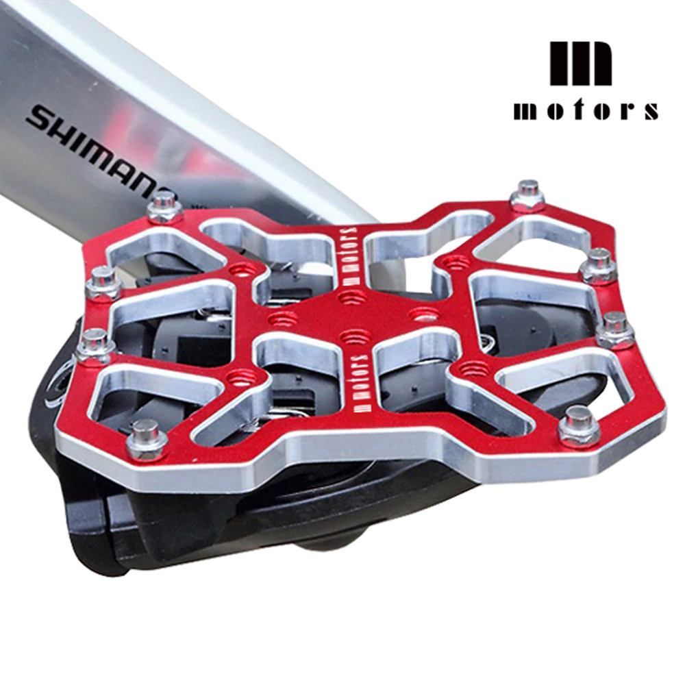 엠모터스 자전거 평페달 어댑터 클릿페달 플레이트 로드 MTB 산악 사이클