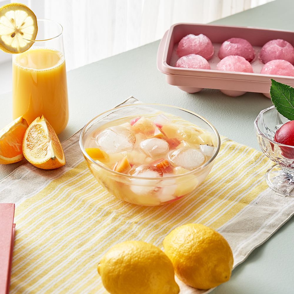 [N단독구성] 이지앤프리 위스키 하이볼 칵테일용 대왕 빅 아이스볼 얼음 트레이 아이스트레이 3P 핑크 블루 그린 컬러 3종 세트 외 얼음 보관함