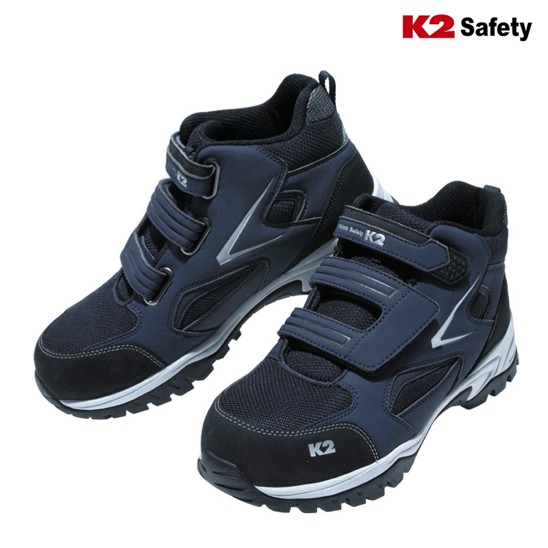K2세이프티 K2-84 메쉬 찍찍이 스트랩 경량안전화 현장 발보호 안전작업화 : 바이플렉스