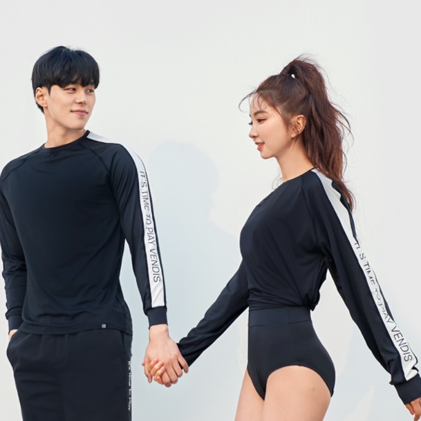 상의 여성 빅사이즈 래쉬가드 남성 루즈핏 래쉬 가드 오버핏 래시 박시 남녀공용 비치웨어 - 상세 이미지 2