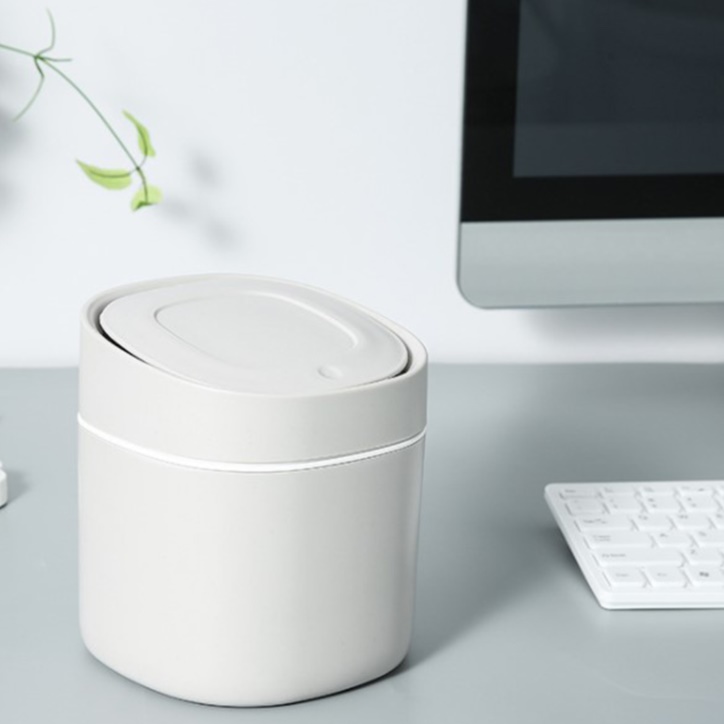 책상 위 냄새안나는휴지통 미니 책상용 쓰레기통 식당 휴지통 데스크용 탁상 테이블 식당용