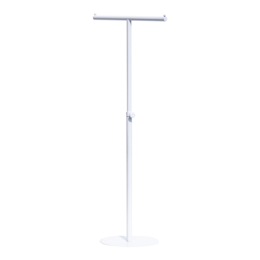 지엔 주문제작 심플 인테리어 가방 의류매장 철제 높이조절 옷걸이 스탠드행거