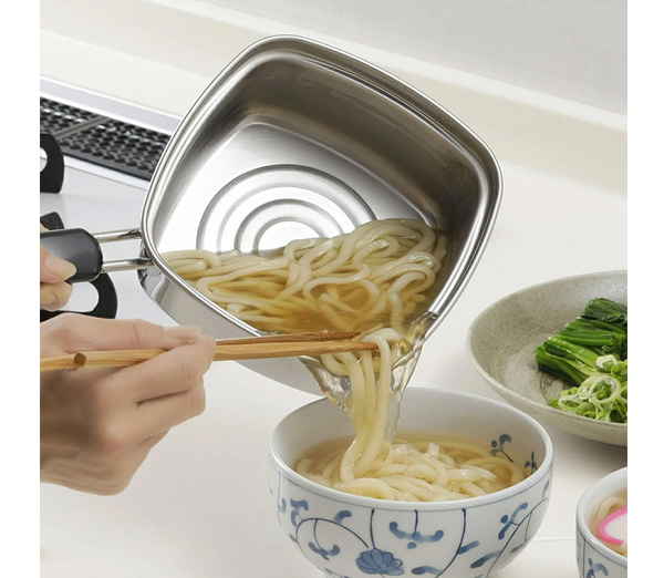 시모무라 스텐 사각 라면냄비 인덕션냄비