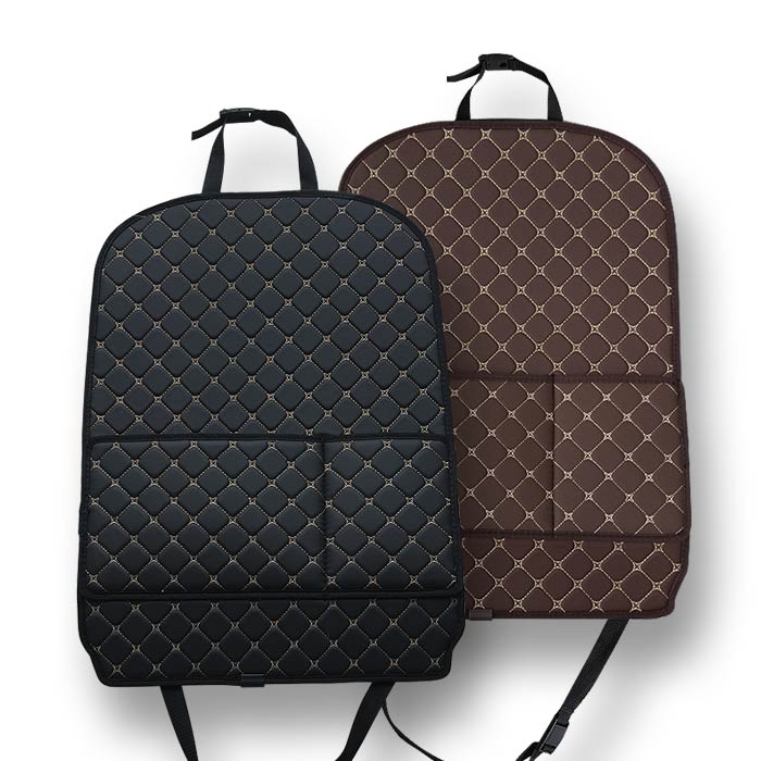 카프트 자동차 킥매트 시트백커버 포켓형 1P