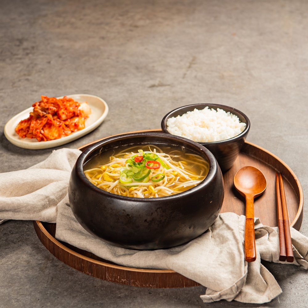 시원한 맑은콩나물국 맛있는 콩나물해장국 국밥 캠핑아침 - 상세 이미지 3