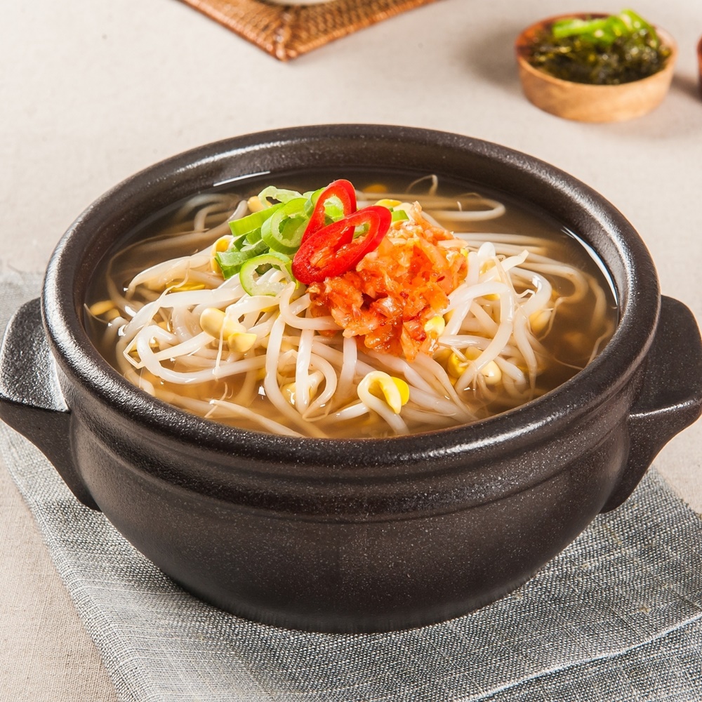 시원한 맑은콩나물국 맛있는 콩나물해장국 국밥 캠핑아침 - 상세 이미지 4