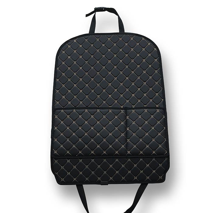 카프트 자동차 킥매트 시트백커버 포켓형 1P