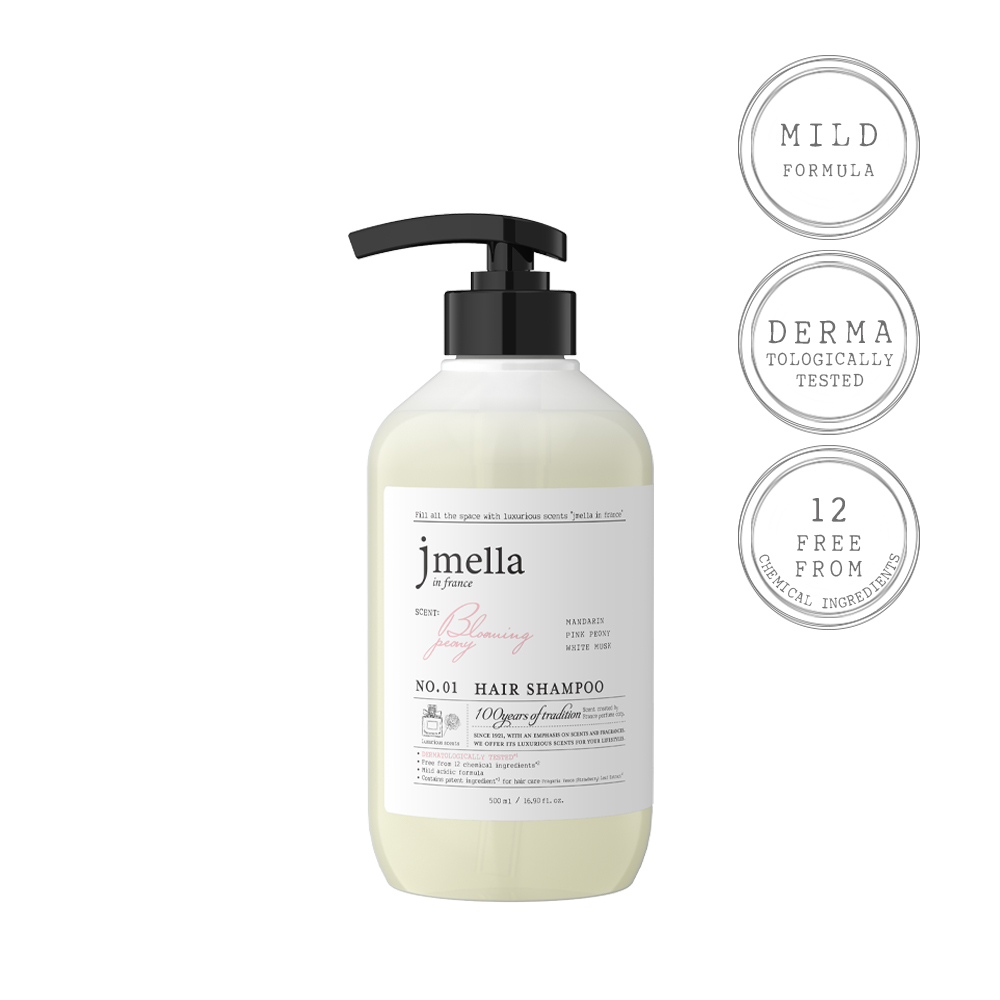 [샴푸세트] 제이멜라 인 프랑스 블루밍 피오니 헤어 샴푸 500ml 3개 - 상세 이미지 3