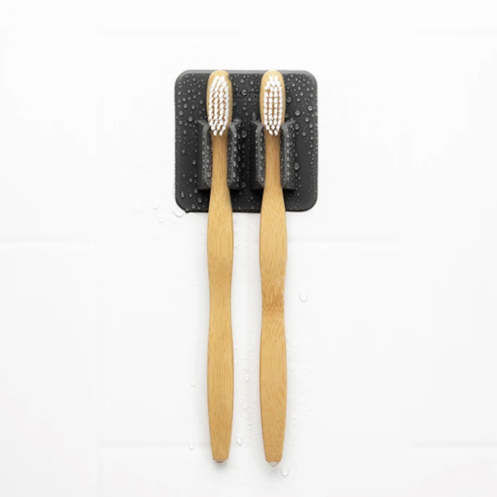 툴레트리스 실리콘 흡착식 칫솔 꽂이 걸이 거치대 치약 면도기 무타공