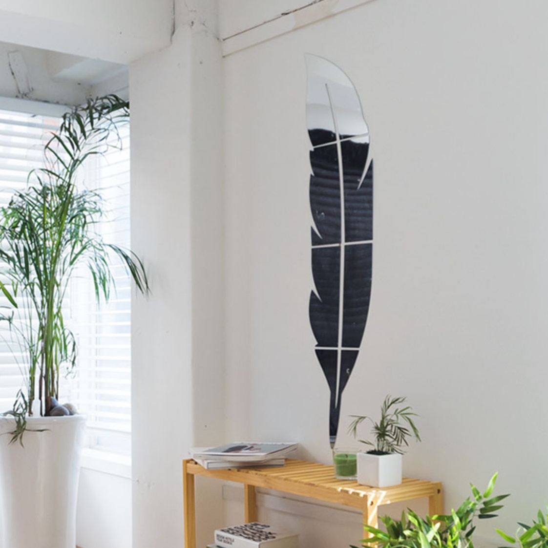 벽 부착 거울 시공 부착식 부착형거울 카페 거울 반신 안깨지는 깨지지않는 파우더룸 벽지