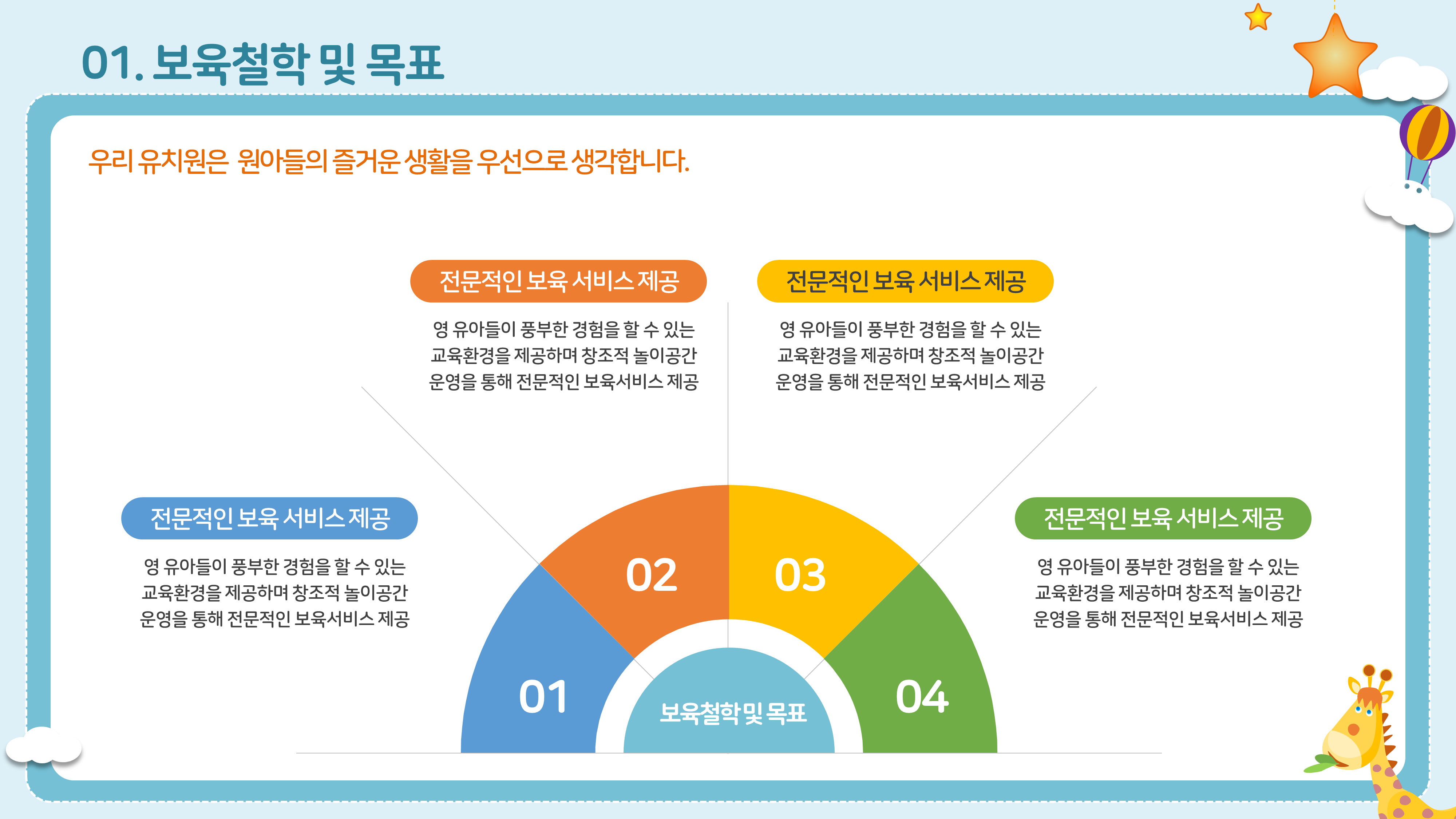 134 유치원 ppt 템플릿, 오리엔테이션 피피티, 유치원 운영 입학식 파워포인트 템플릿 - 상세 이미지 3