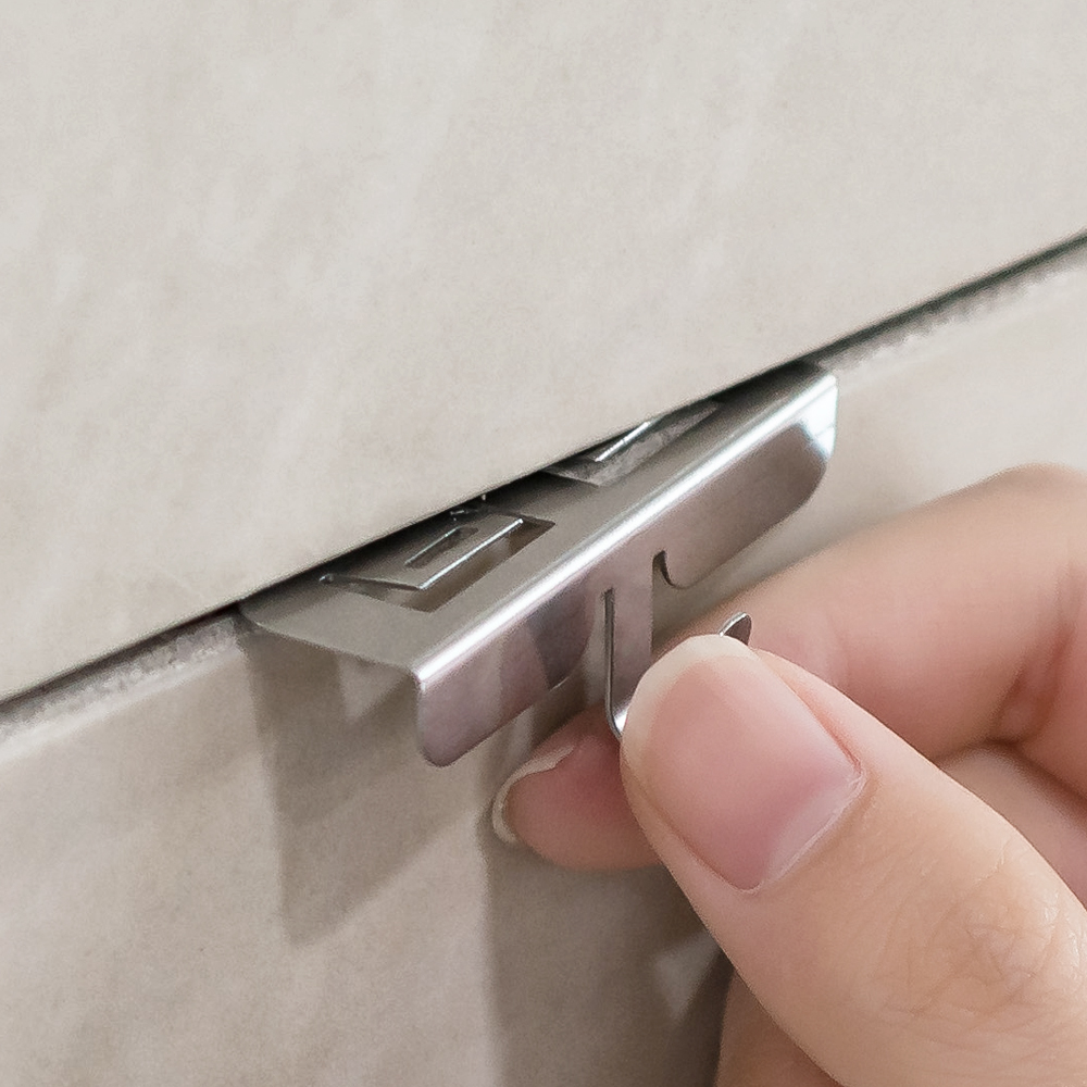 플라이토 무타공걸이 세로형고정핀 인테리어 소품걸이 아트월 타일 대리석 다용도 후크 못없이걸기 아트픽스 소 제품 이미지