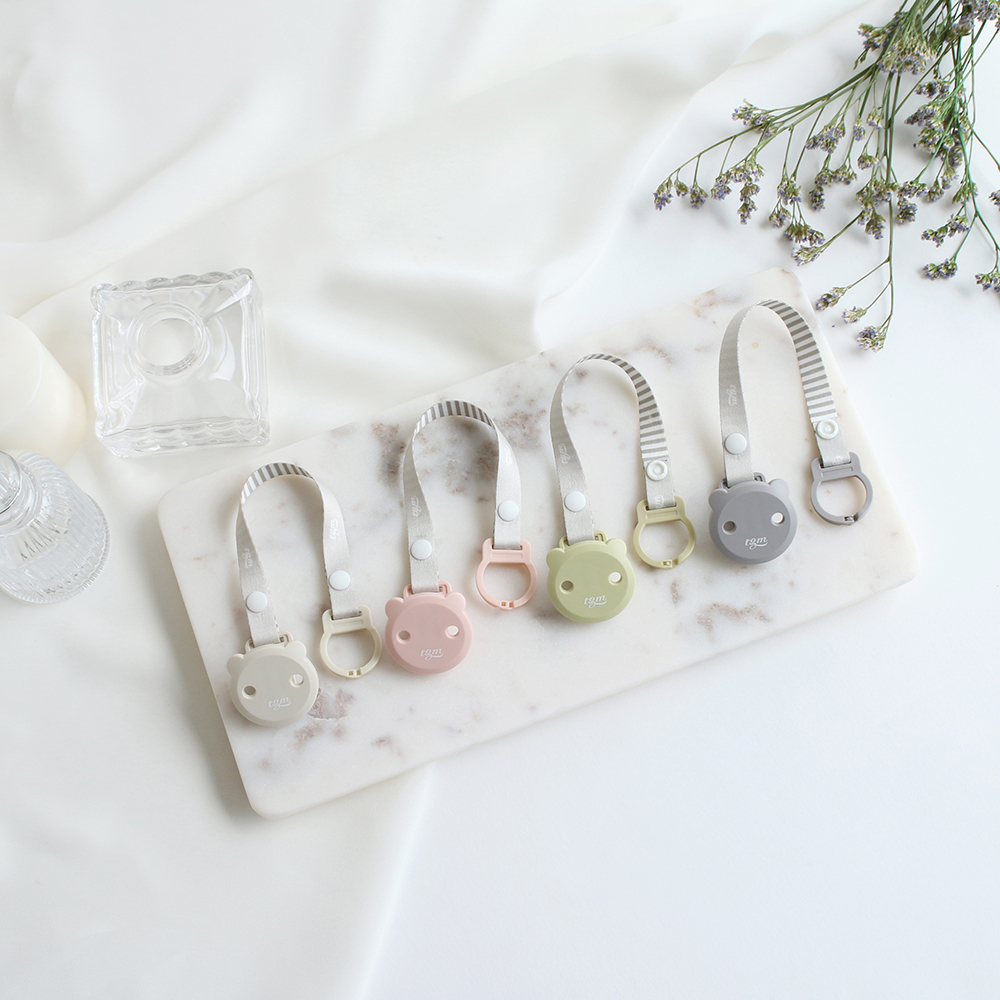 티지엠 하트 쪽쪽이클립 아기 쪽쪽이 노리개 스트랩 홀더 케이스