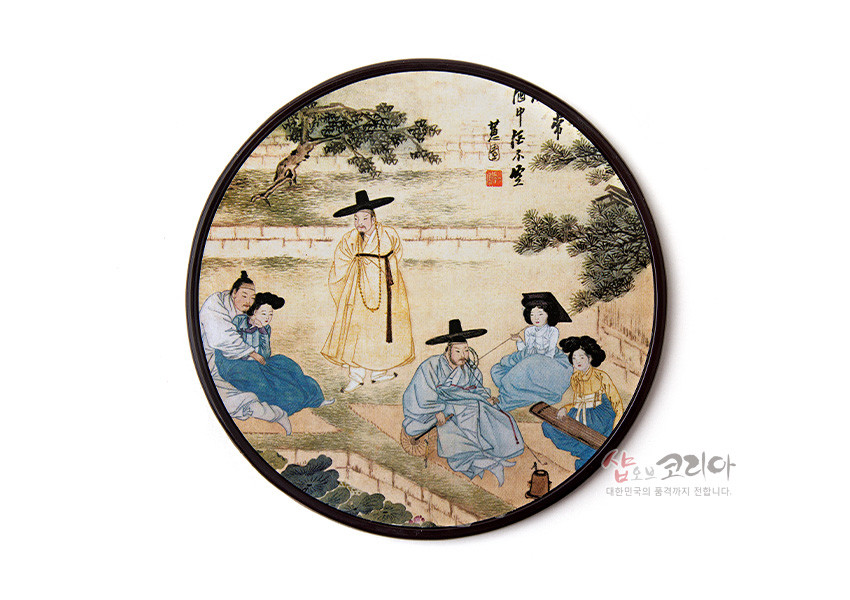 전통컵받침-신윤복 외국인선물 - 상세 이미지 4