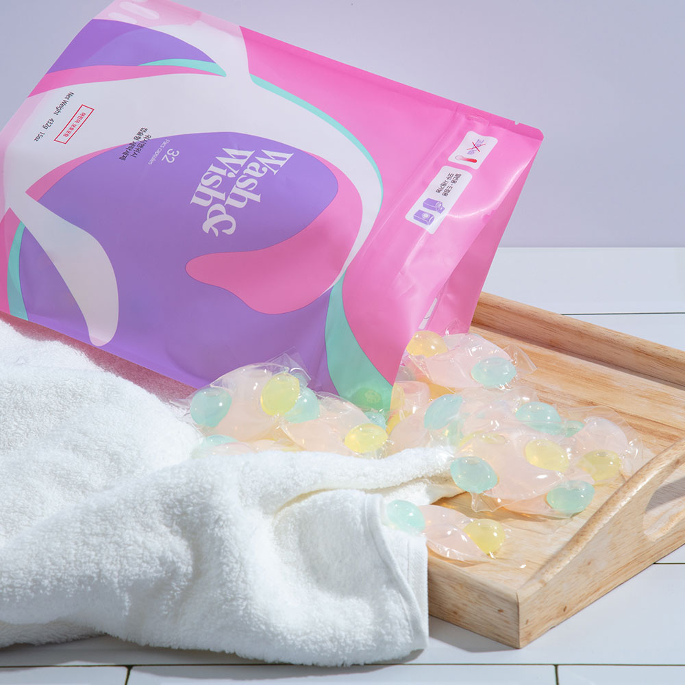 워시앤위시 향기 세탁 캡슐세제 드럼일반겸용 32개입 3팩