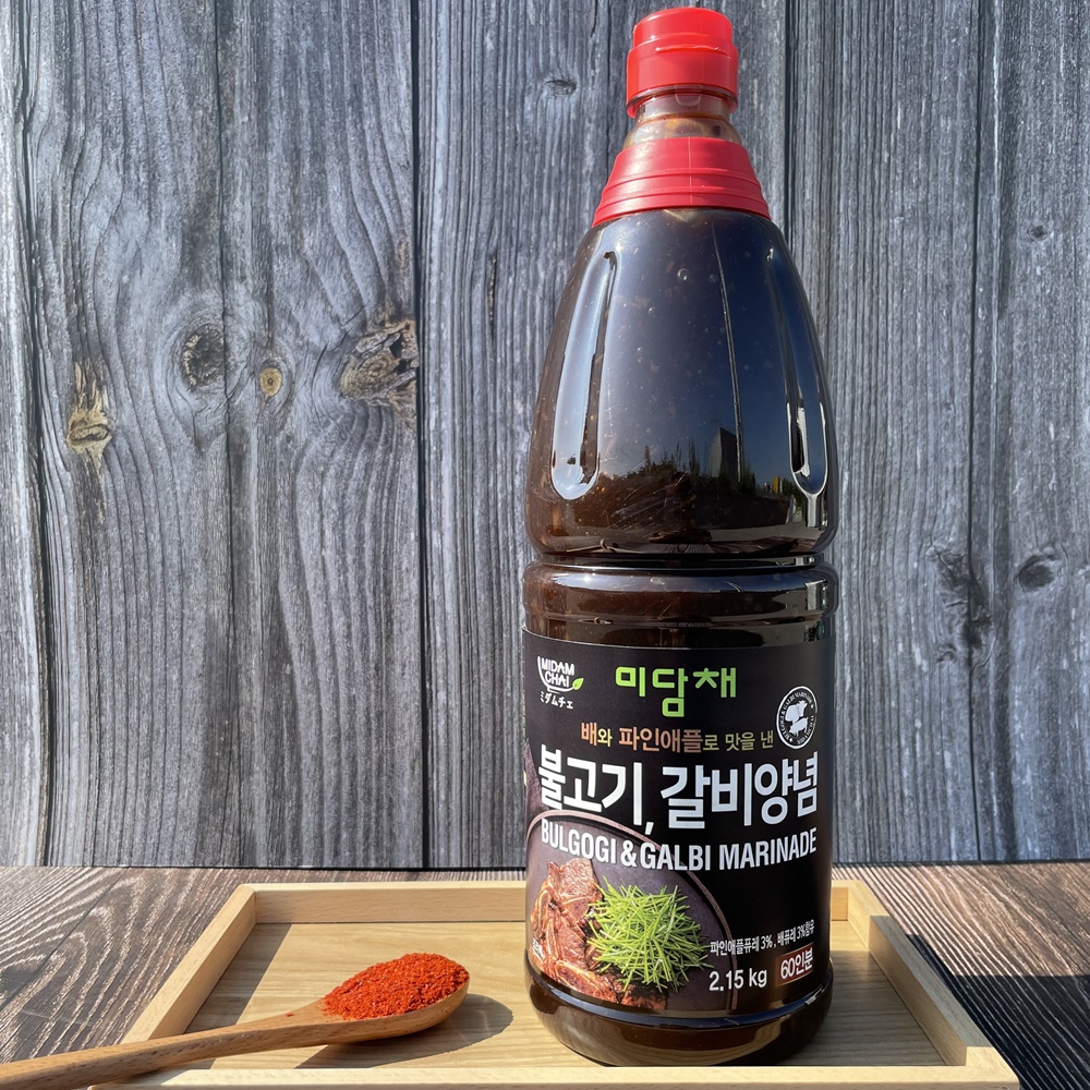 미담채 불고기 갈비 양념2.15kg 소 돼지 양념 60인분