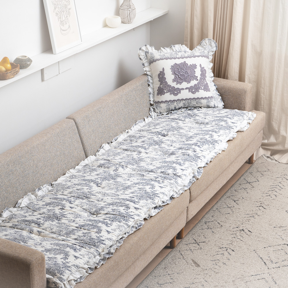 마벨로제 사계절 3인 뜨왈 화이트 쇼파패드 미끄럼방지 소파매트