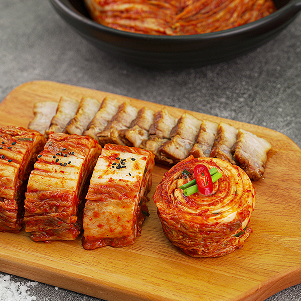 홈쇼핑 집에서먹자 국내산 김장 아삭한 전라도 배추 포기 김치 2kg3kg5kg - 상세 이미지 3