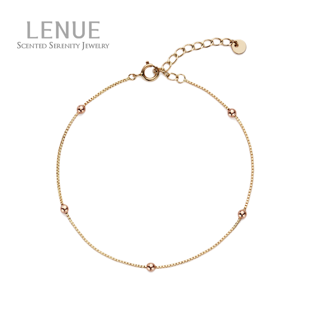 [레뉴] 스네이크 볼체인 베이직 데일리 콤비 골드 팔찌 / 14K 여자친구 생일 선물