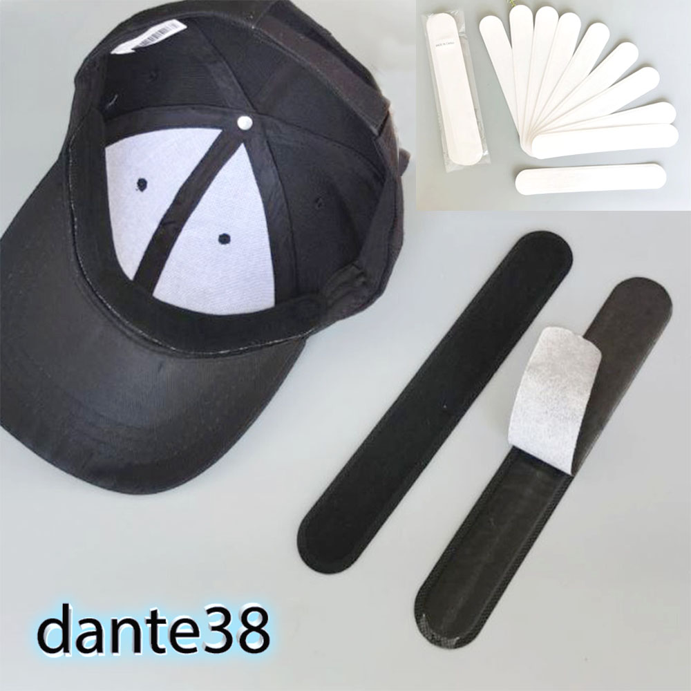 캡클린패드 캡쉴드 일회용 땀밴드 10개입 모자땀흡수 패드 부직포 스티커형 오염방지 캡가드 - 메인 이미지
