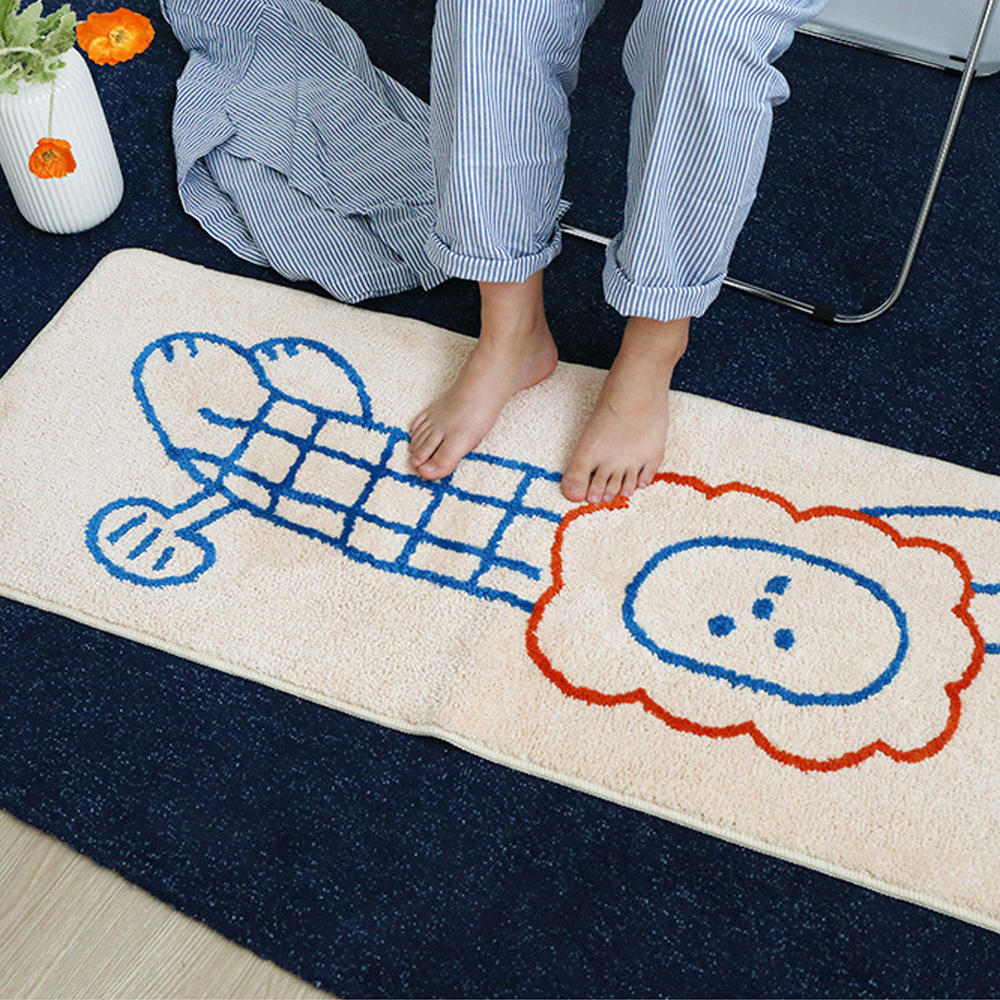 로마네 규조토 욕실 발매트 숏 버니 화장실 현관 싱크대 주방매트