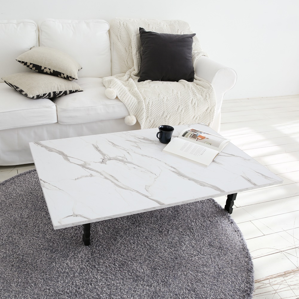 퍼플뉴퍼니처 1200 접이식 2인 4인 6인 좌식 테이블 식탁 거실 티 접이식 원룸 테이블