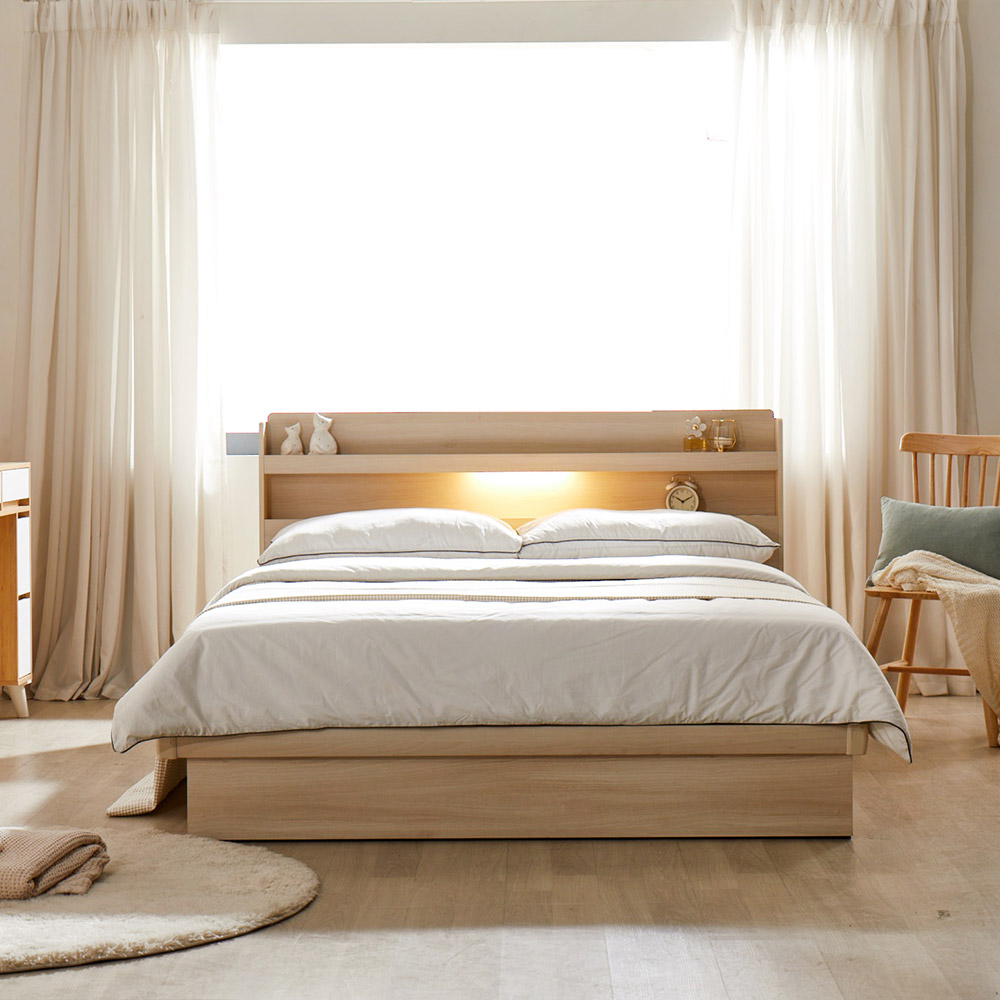 이노센트 오르후 LED 조명침대 Q＋본넬매트 i100422