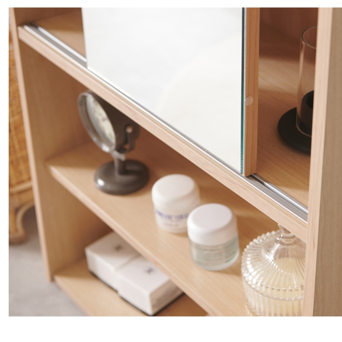 전신거울 화장대 600 전신경 폭좁은화장대 입식미니 작은 원룸 경대 주니어 남자 스탠딩