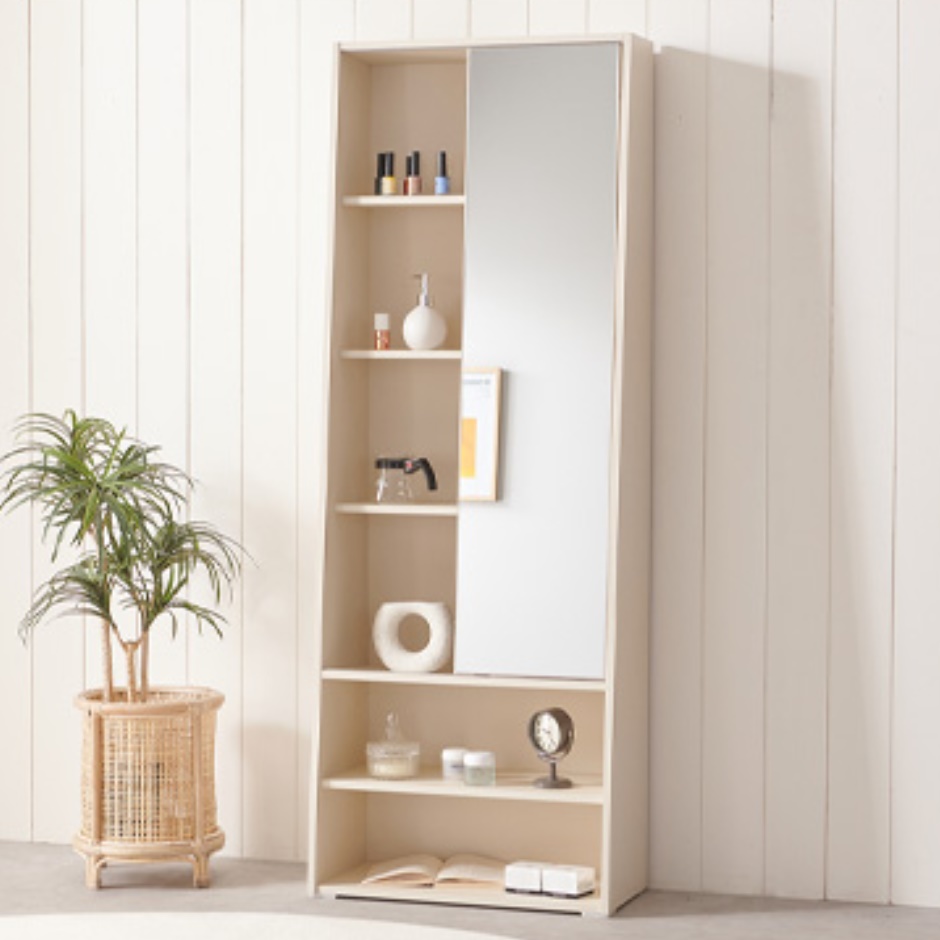 전신거울 화장대 600 전신경 폭좁은화장대 입식미니 작은 원룸 경대 주니어 남자 스탠딩