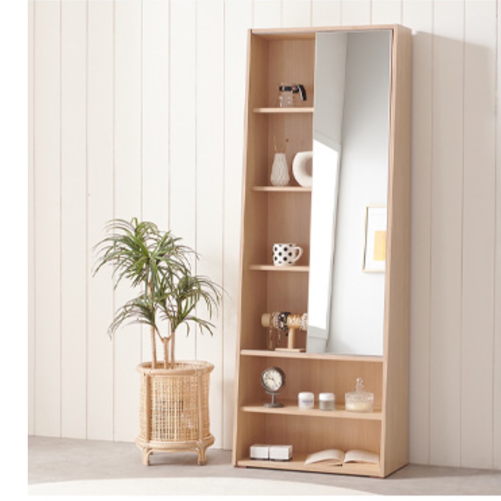 전신거울 화장대 600 전신경 폭좁은화장대 입식미니 작은 원룸 경대 주니어 남자 스탠딩