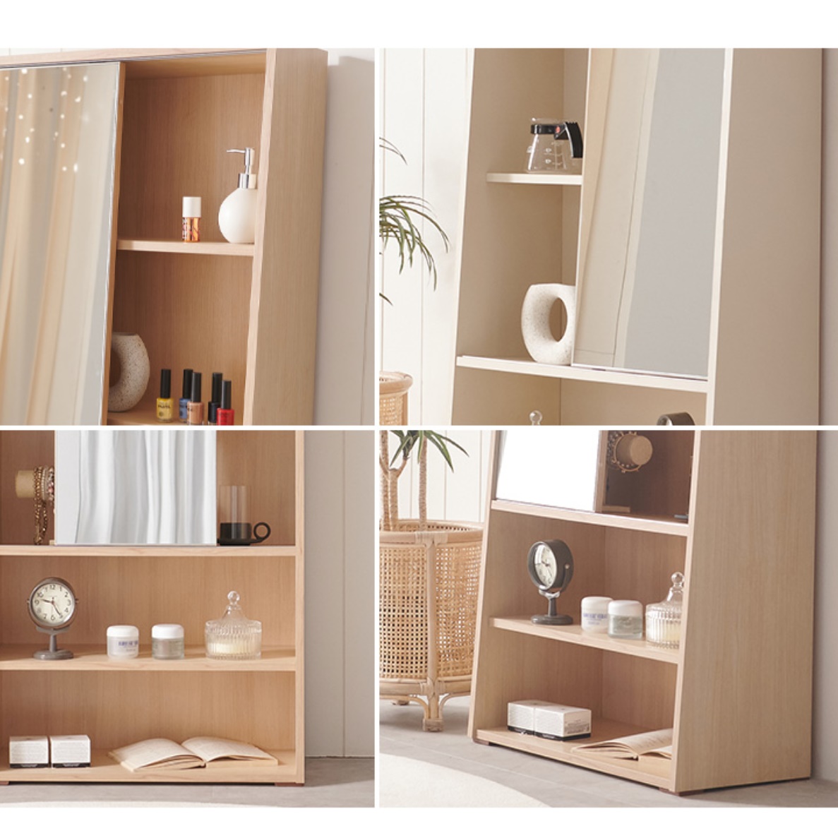 전신거울 화장대 600 전신경 폭좁은화장대 입식미니 작은 원룸 경대 주니어 남자 스탠딩