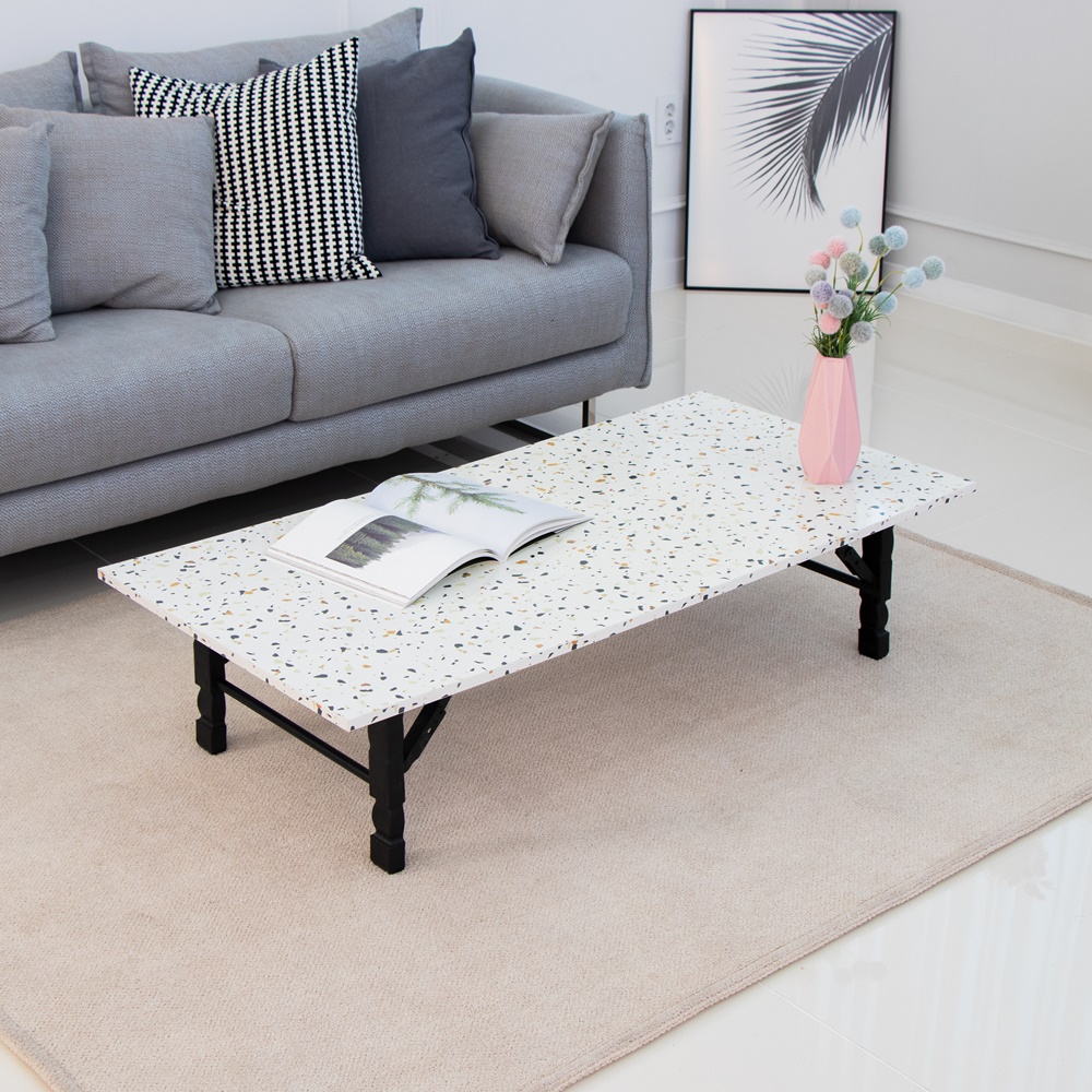 퍼플뉴퍼니처 1200 접이식 2인 4인 6인 좌식 테이블 식탁 거실 티 접이식 원룸 테이블