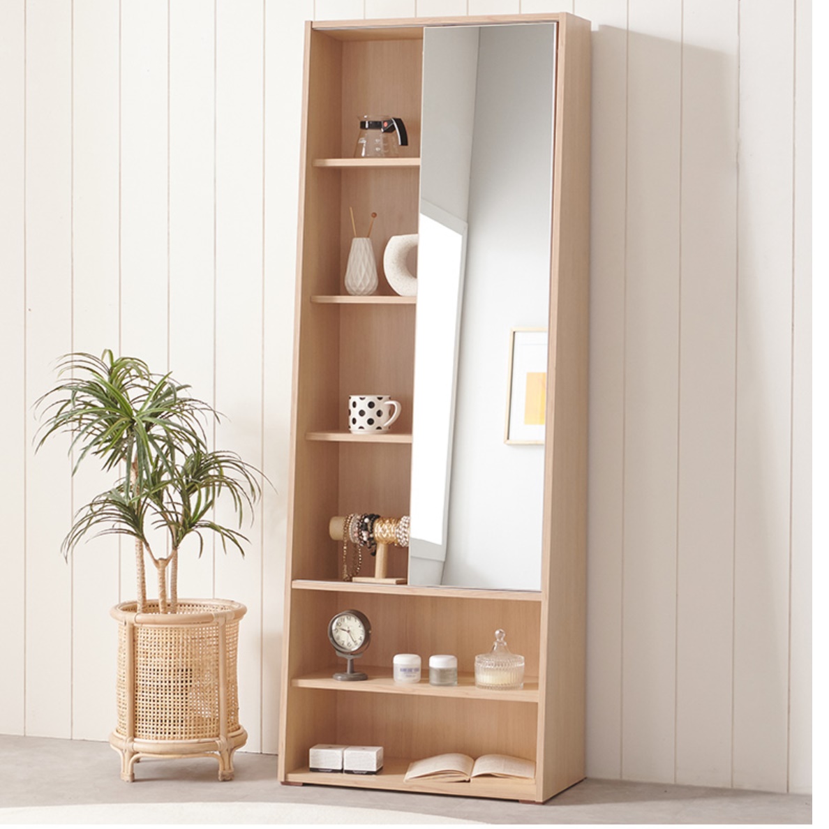 전신거울 화장대 600 전신경 폭좁은화장대 입식미니 작은 원룸 경대 주니어 남자 스탠딩