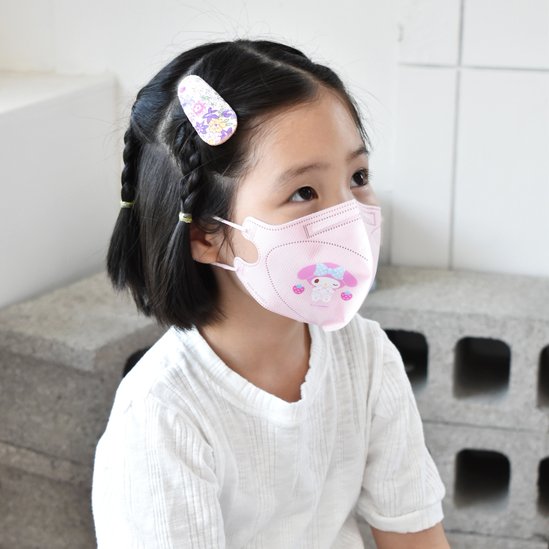 어린숨 산리오 어린이 마스크 30매 초등학생 유아 아동 어린이집 시나모롤 소형