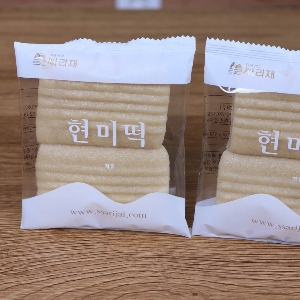 싸리재 [ 두부 현미떡 130g 10봉] 절편 아침대용 떡 개별포장 - 상세 이미지 4