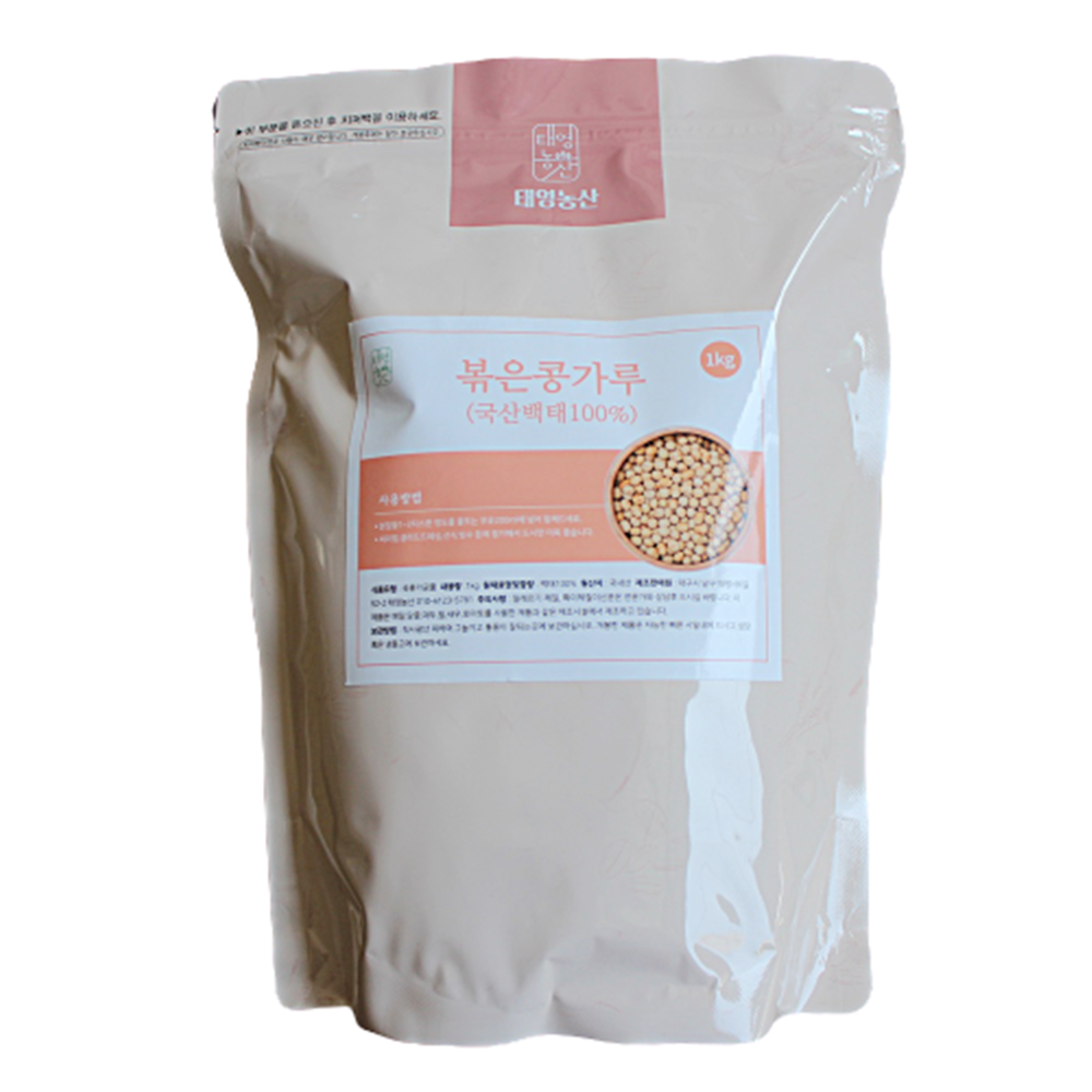 국산 볶음 볶은콩가루 인절미콩가루 콩국수분말 1kg, 1개 - 상품 이미지