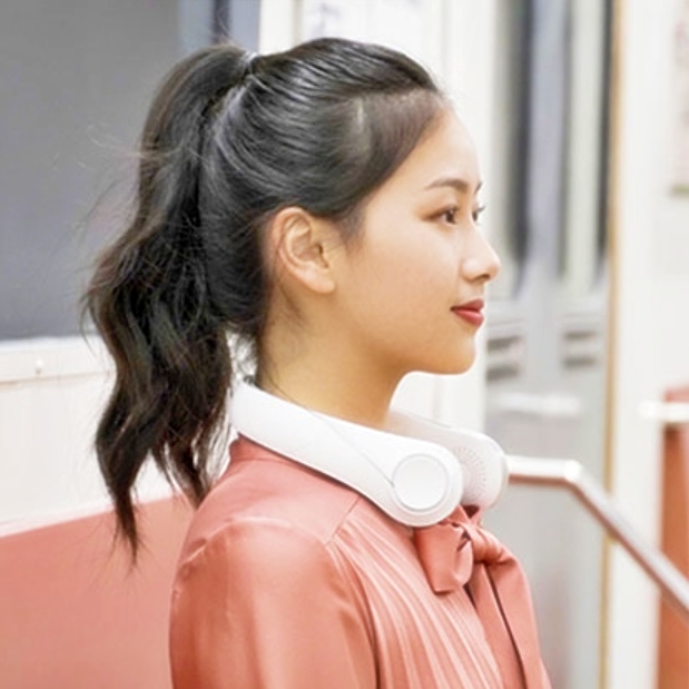 목에거는 선풍기 목걸이형선풍기 넥에어컨 낚시 여행용 선풍기