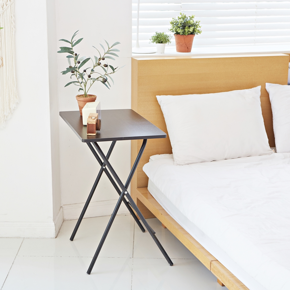 원룸 접이식 테이블 간이 식탁 침대 베드 트레이 접는 폴딩 고기 테이블