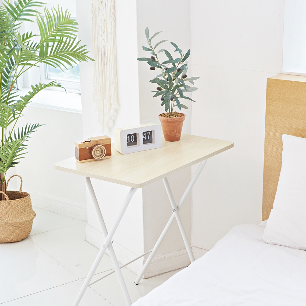 원룸 접이식 테이블 간이 식탁 침대 베드 트레이 접는 폴딩 고기 테이블