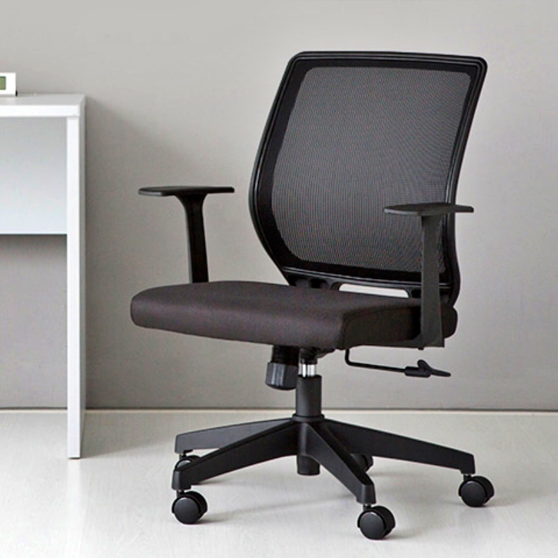 시원한의자 중학생의자 고등학생의자 도서관 마인 무지 스터디카페 성인책상 강릉 - 상품 이미지