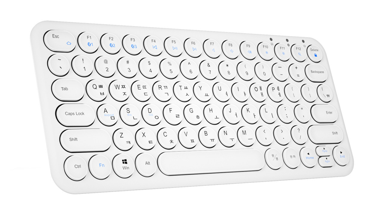 아이노트 아이패드 애플 태블릿 맥북 휴대용 X-KEY 38BT 맥용 노트북 레트로 - 상세 이미지 3