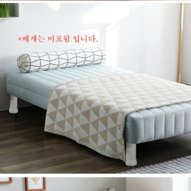 매트리스 일체형 원룸침대 푹신한 자취방침대 미니 싱글 침대